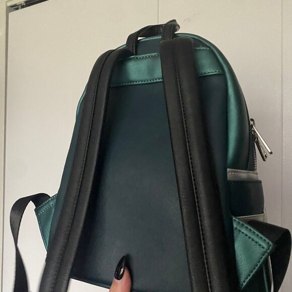 Loungefly Captain Marvel Kree Green Mini Backpack - Picture 3 of 3